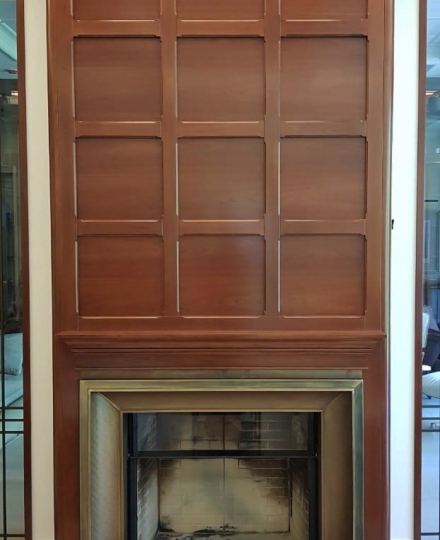 Author's fireplace